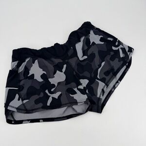 Athleta Camo Lined Running Athletic Shorts XL
